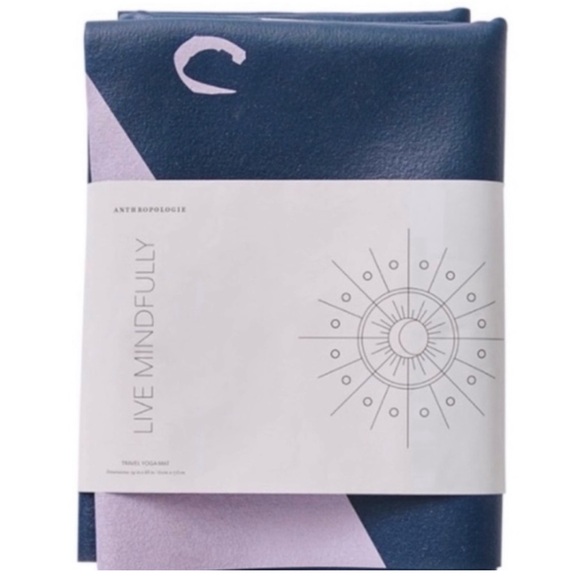 Anthropologie yoga mat- Skinny Foldable Travel Yoga Mat. - Picture 4 of 11